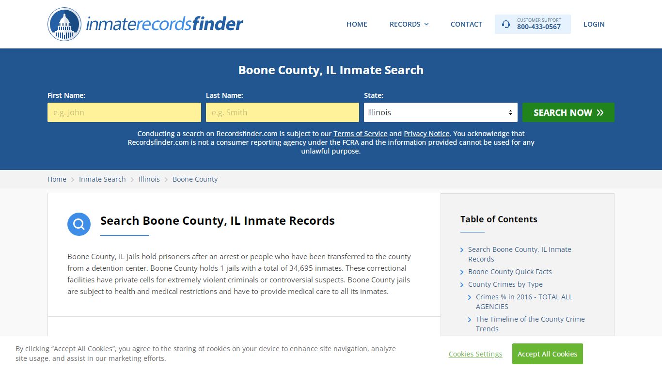 Boone County, IL Inmate Lookup & Jail Records Online